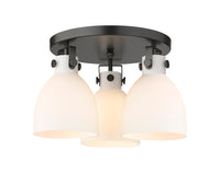 Downtown Semi-Flush Mount Satin Nickel