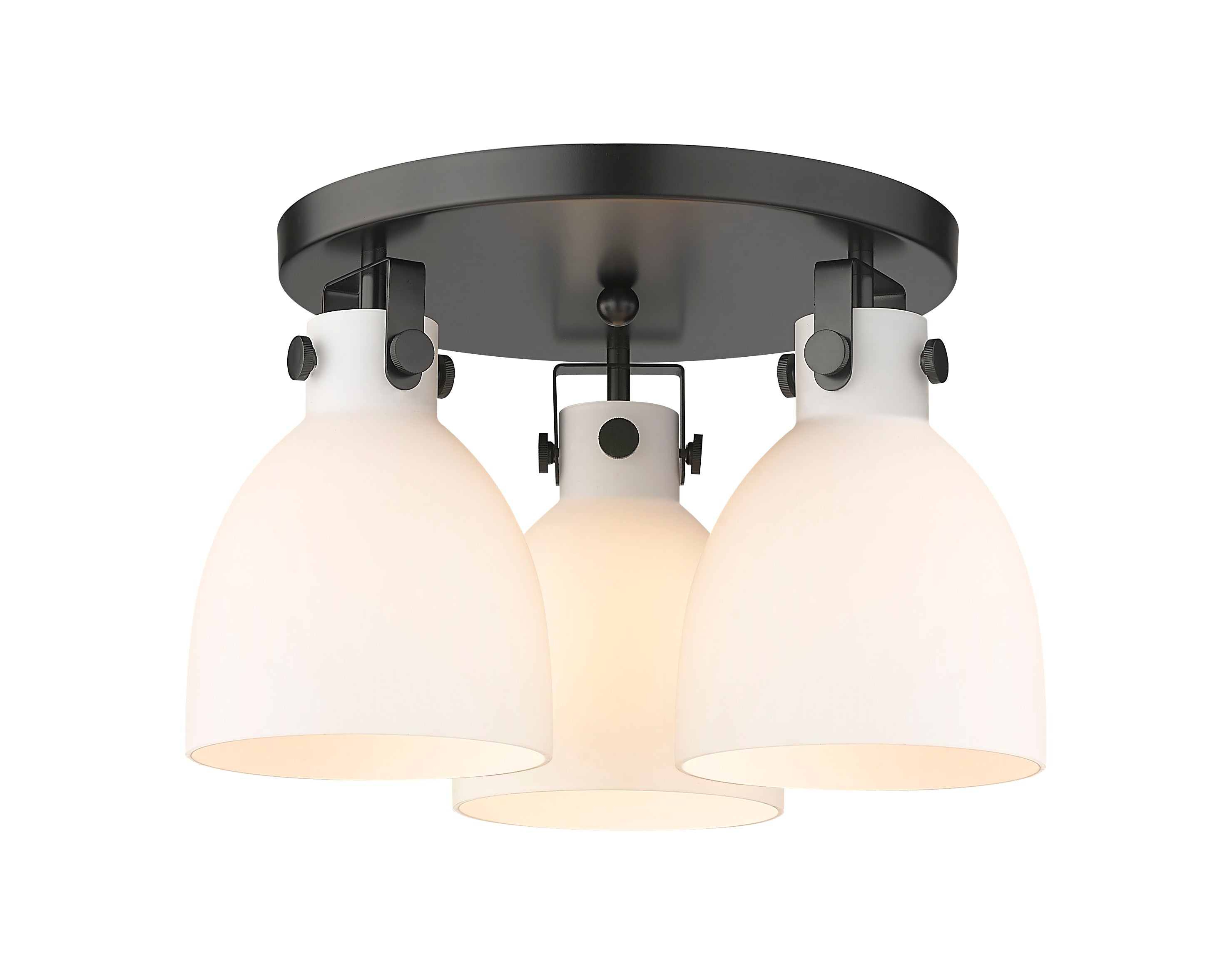 Downtown Semi-Flush Mount Satin Nickel