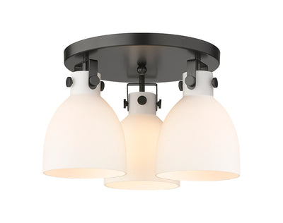 Downtown Semi-Flush Mount Satin Nickel