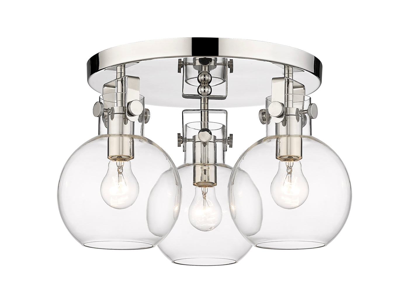 Downtown Semi-Flush Mount Satin Nickel