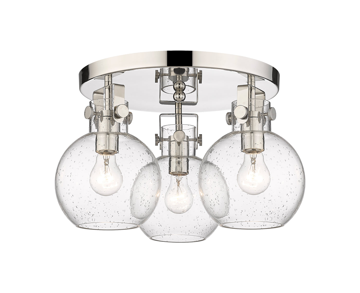 Downtown Semi-Flush Mount Satin Nickel