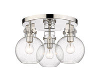 Downtown Semi-Flush Mount Satin Nickel