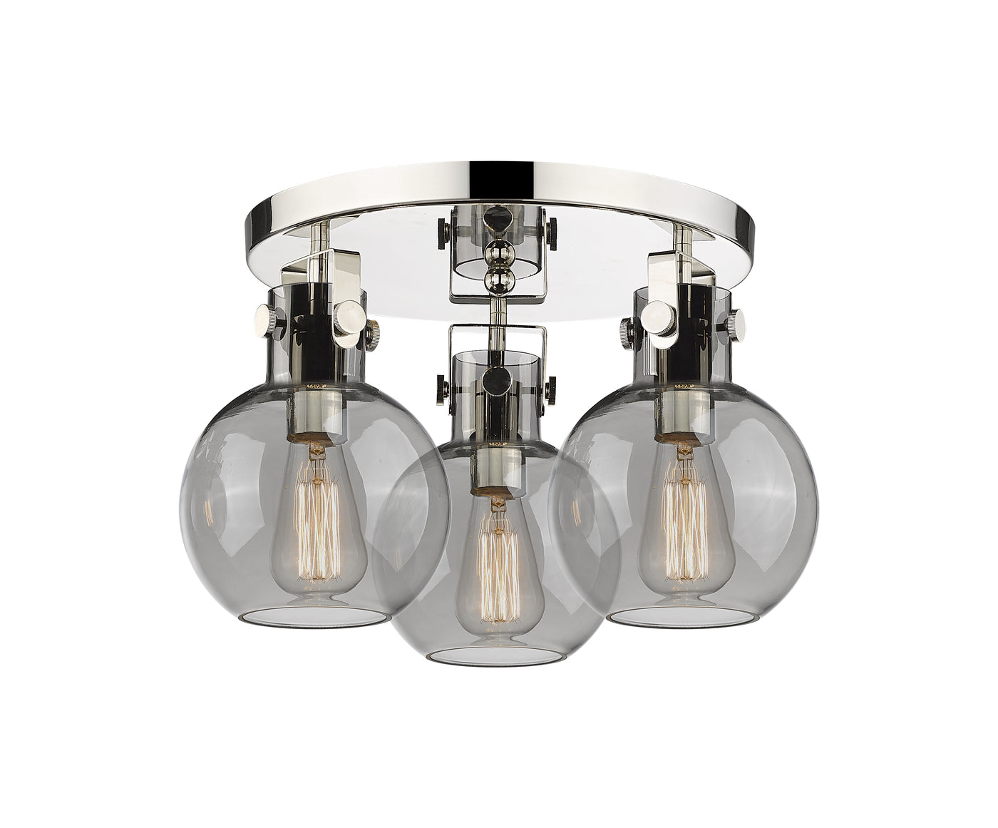 Downtown Semi-Flush Mount Satin Nickel