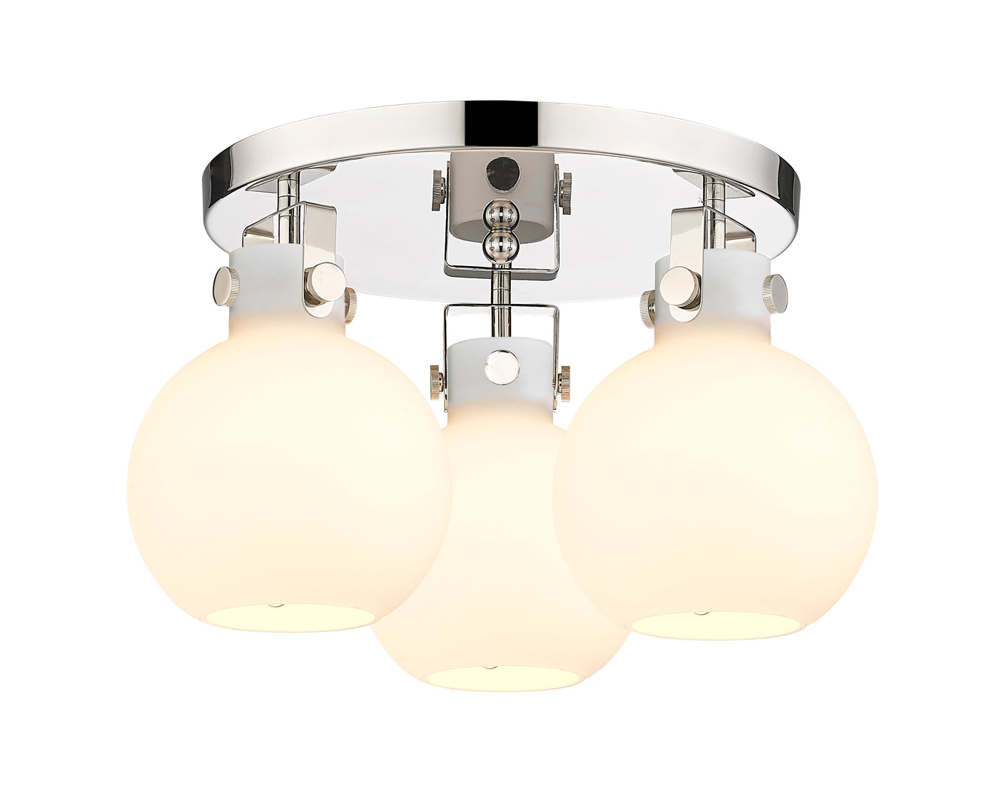 Downtown Semi-Flush Mount Satin Nickel