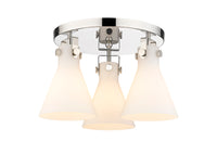 Downtown Semi-Flush Mount Satin Nickel Finish