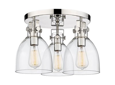 Downtown Semi-Flush Mount Satin Nickel