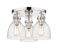 Downtown Semi-Flush Mount Satin Nickel