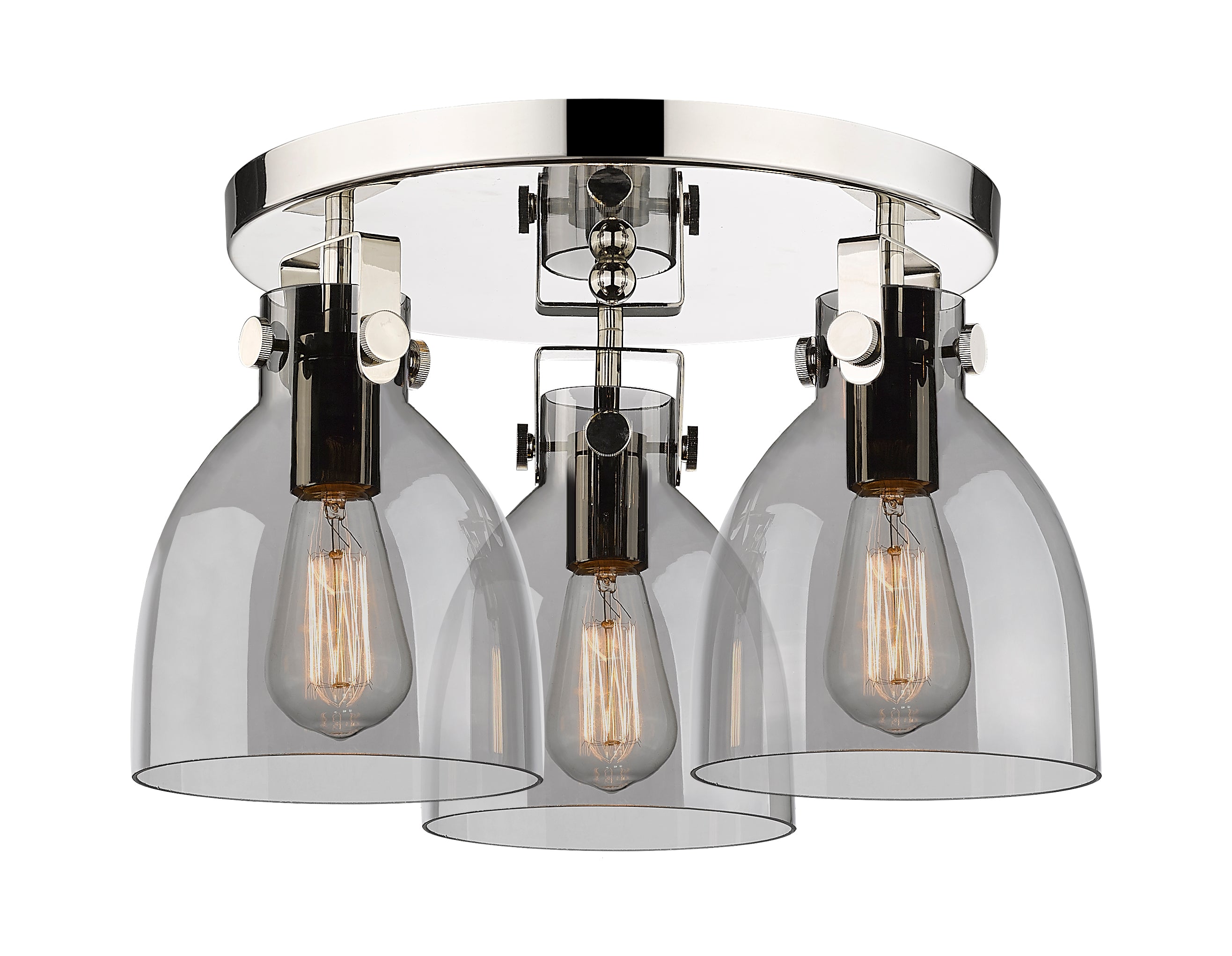 Downtown Semi-Flush Mount Satin Nickel