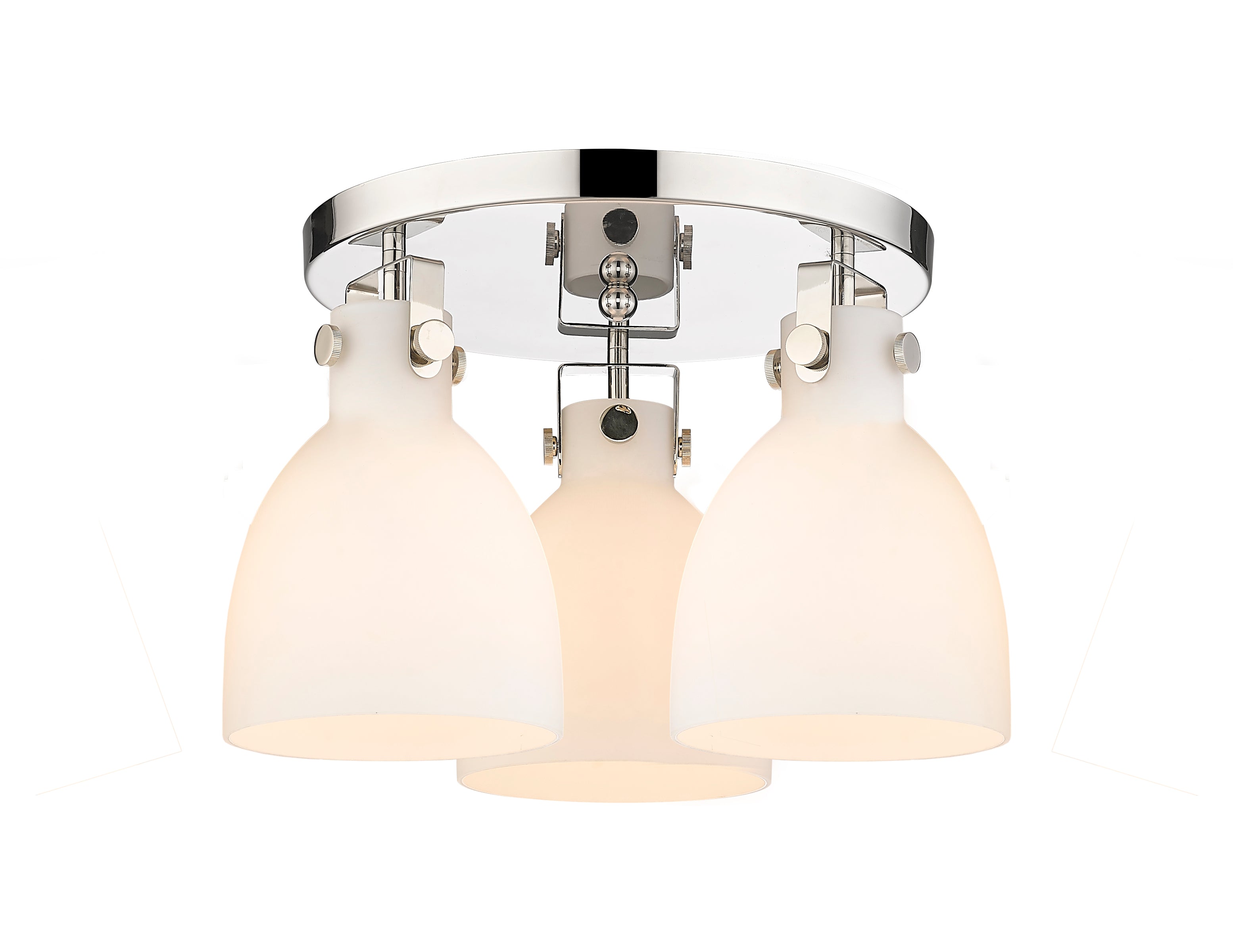 Downtown Semi-Flush Mount Satin Nickel