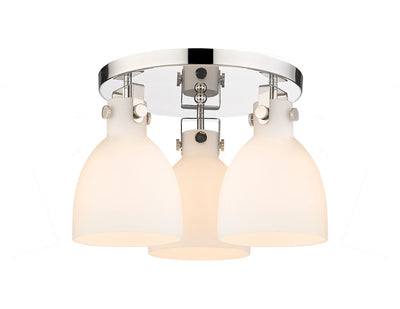 Downtown Semi-Flush Mount Satin Nickel
