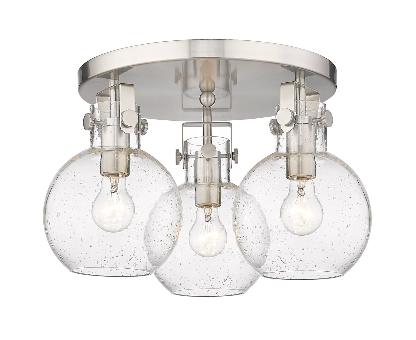 Downtown Semi-Flush Mount Satin Nickel