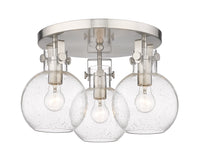 Downtown Semi-Flush Mount Satin Nickel