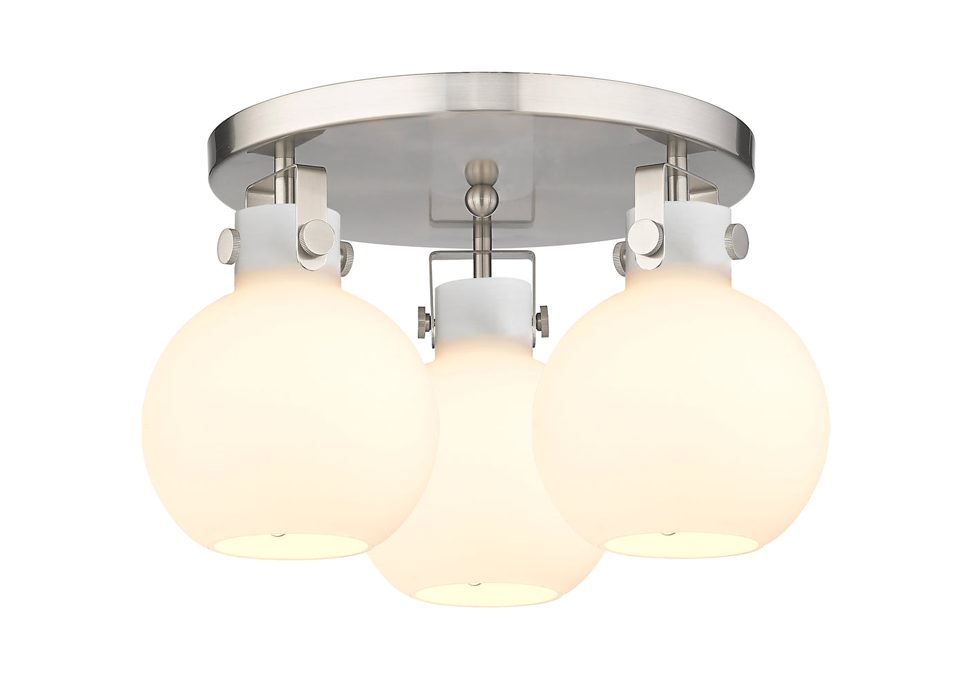 Downtown Semi-Flush Mount Satin Nickel