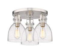 Downtown Semi-Flush Mount Satin Nickel