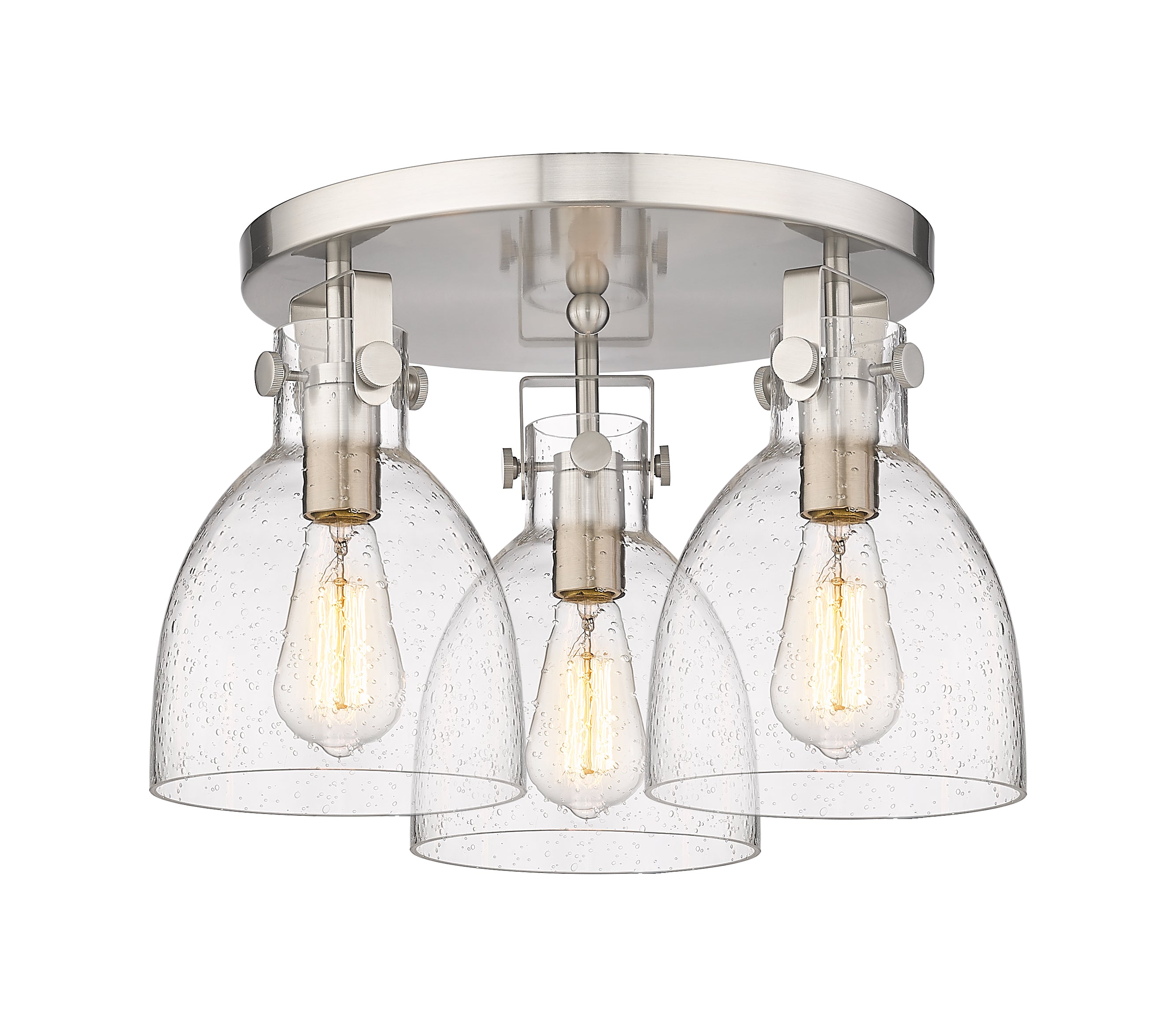 Downtown Semi-Flush Mount Satin Nickel