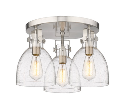 Downtown Semi-Flush Mount Satin Nickel