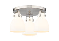 Downtown Semi-Flush Mount Satin Nickel