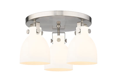 Downtown Semi-Flush Mount Satin Nickel