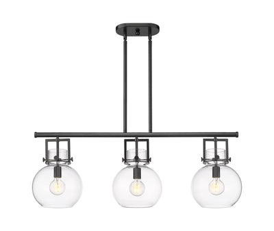 Downtown Urban Island Light Cast Brass