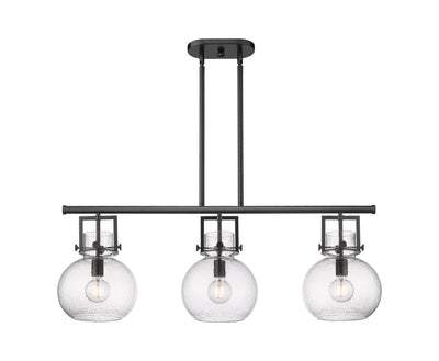 Downtown Urban Island Light Cast Brass