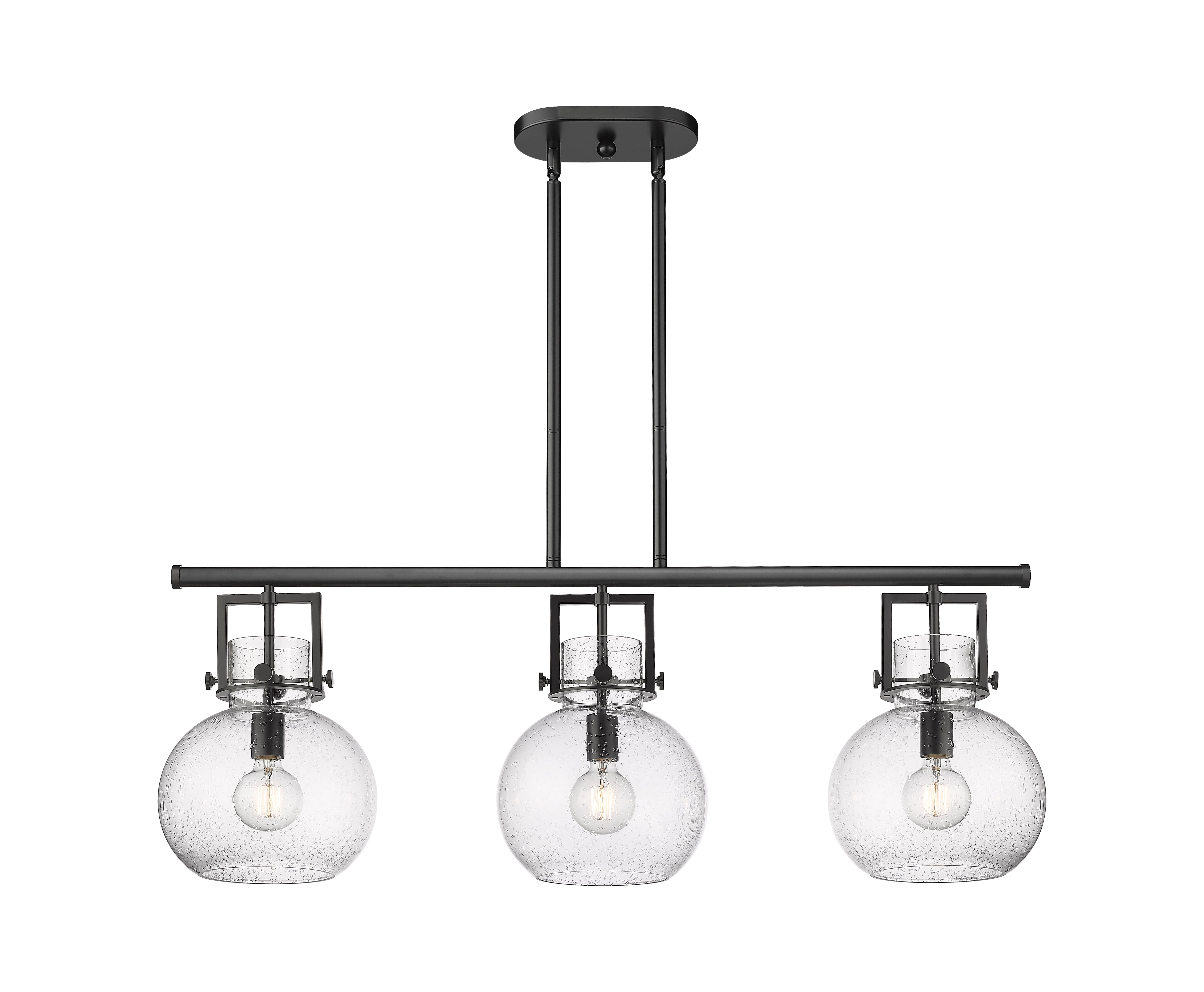 Downtown Urban Island Light Cast Brass