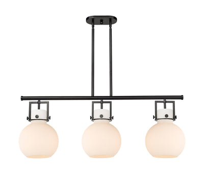 Downtown Urban Island Light Cast Brass
