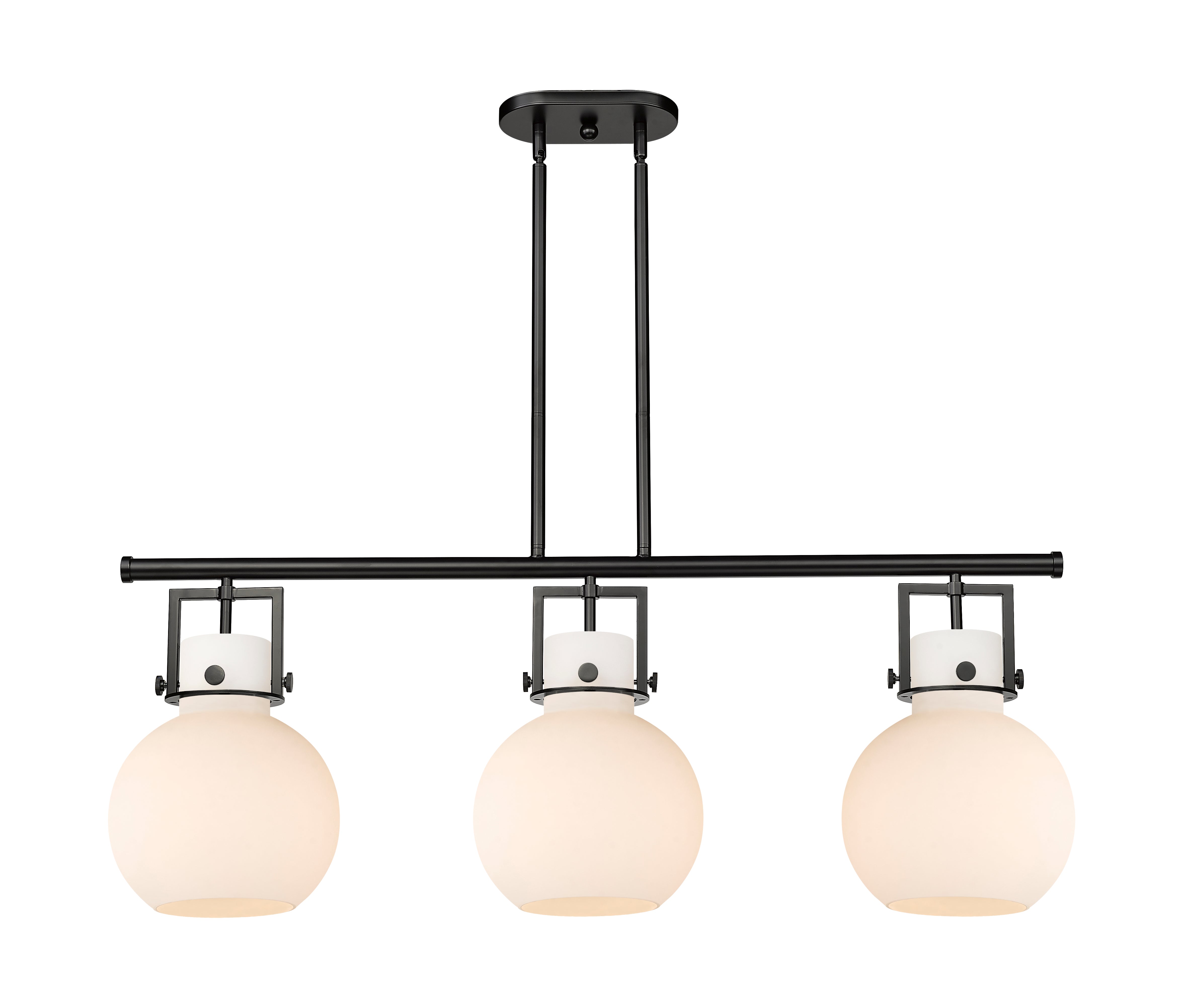 Downtown Urban Island Light Cast Brass