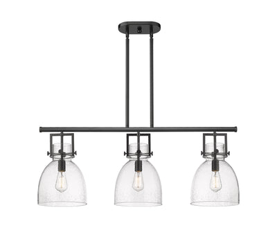 Downtown Urban Island Light Cast Brass