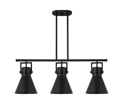 Downtown Urban Island Light Cast Brass