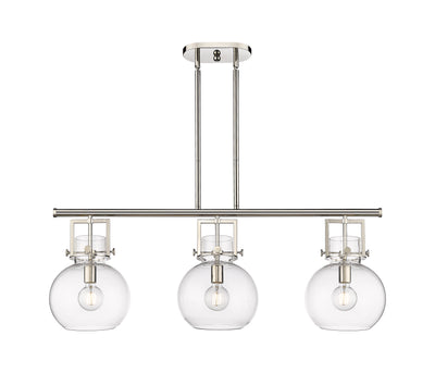 Downtown Urban Island Light Cast Brass