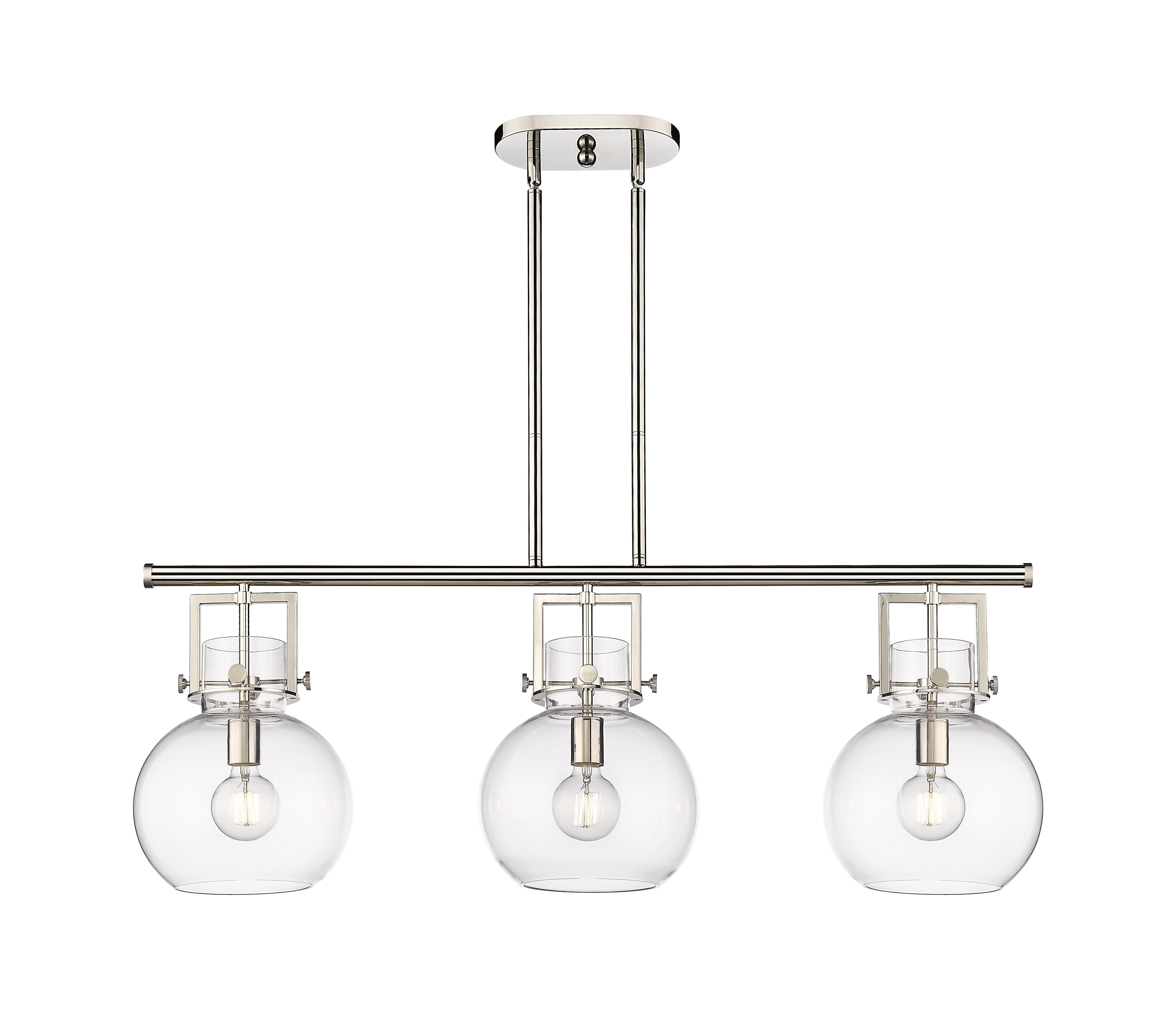 Downtown Urban Island Light Cast Brass