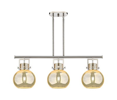 Downtown Urban Island Light Cast Brass