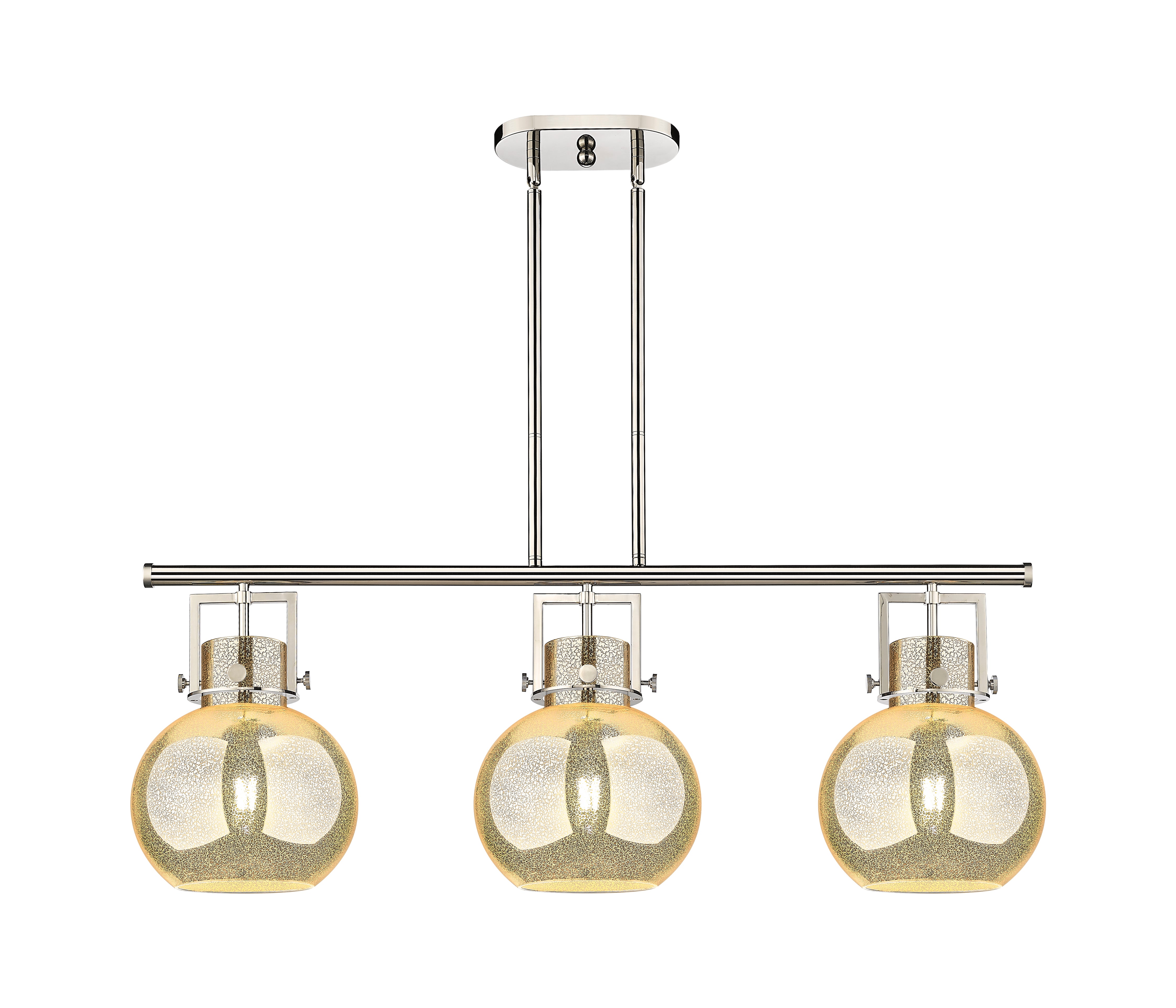 Downtown Urban Island Light Cast Brass