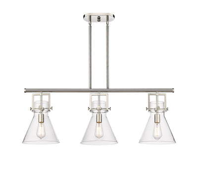 Downtown Urban Island Light Cast Brass Steel