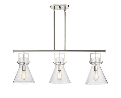 Downtown Urban Island Light Cast Brass Steel