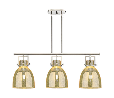 Downtown Urban Island Light Cast Brass