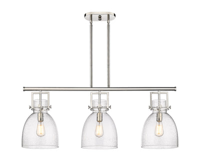 Downtown Urban Island Light Cast Brass