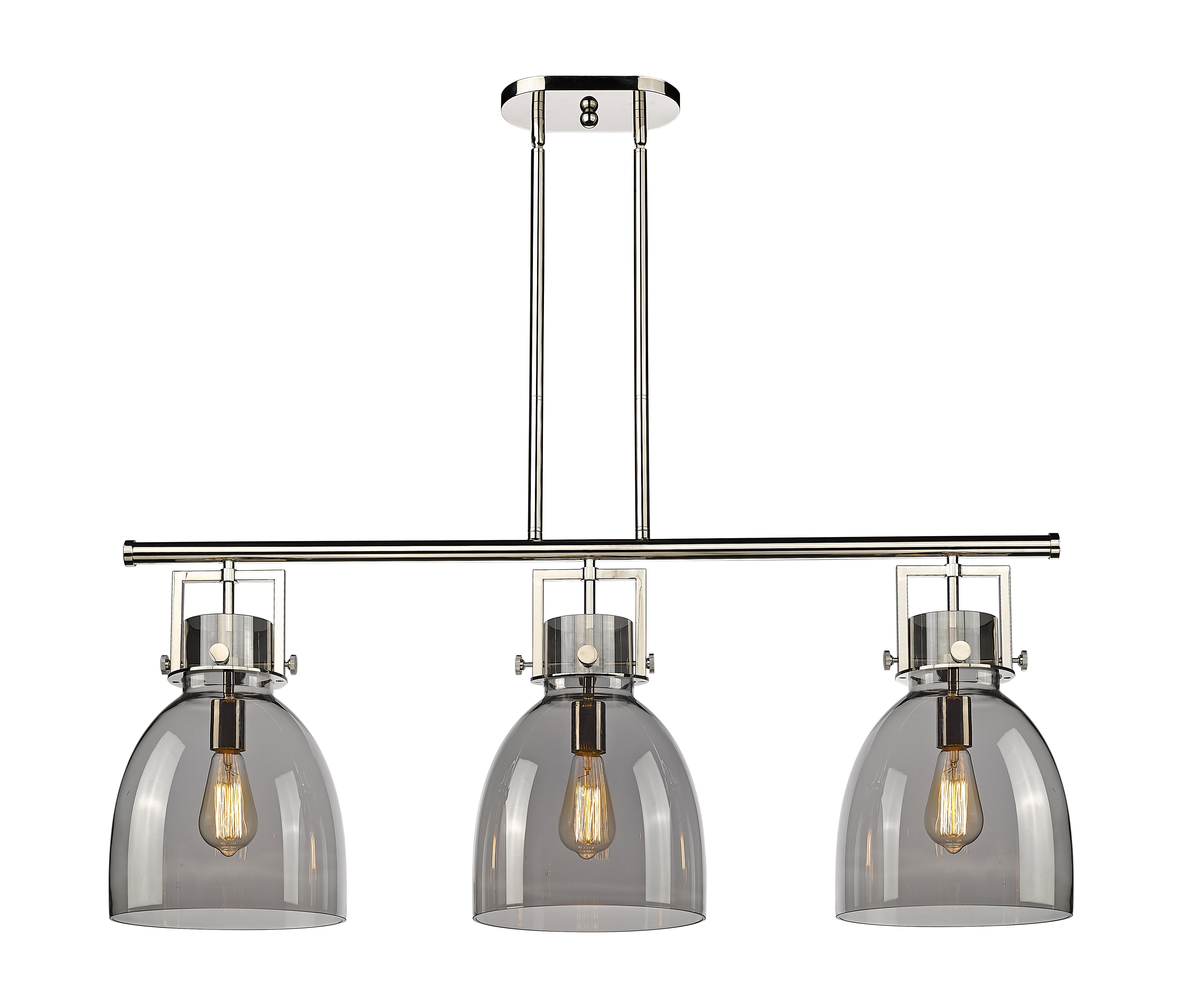 Downtown Urban Island Light Cast Brass