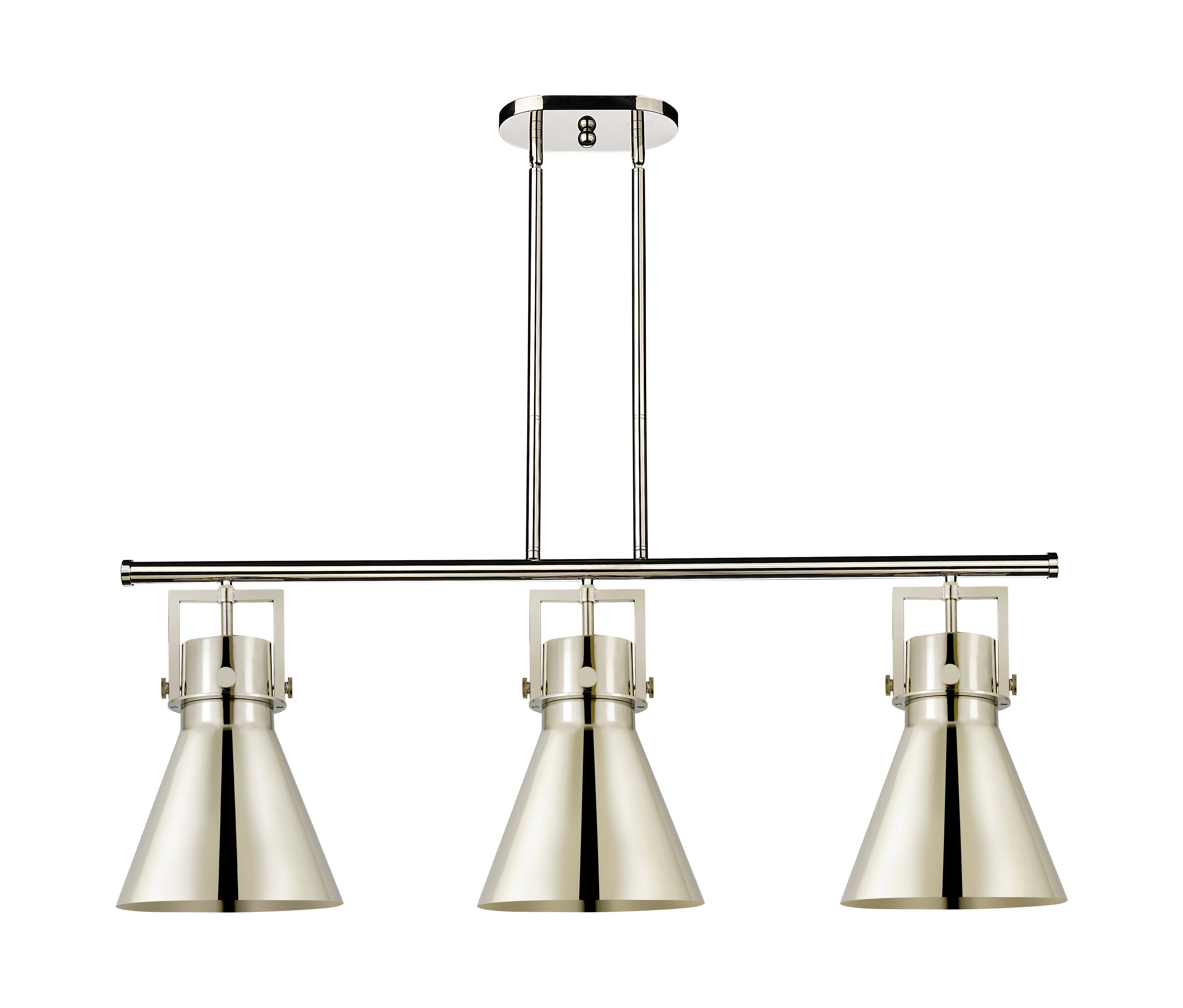 Downtown Urban Island Light Cast Brass