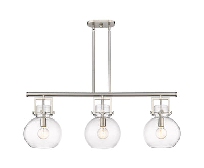 Downtown Urban Island Light Cast Brass