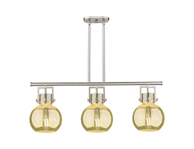 Downtown Urban Island Light Cast Brass