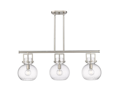 Downtown Urban Island Light Cast Brass