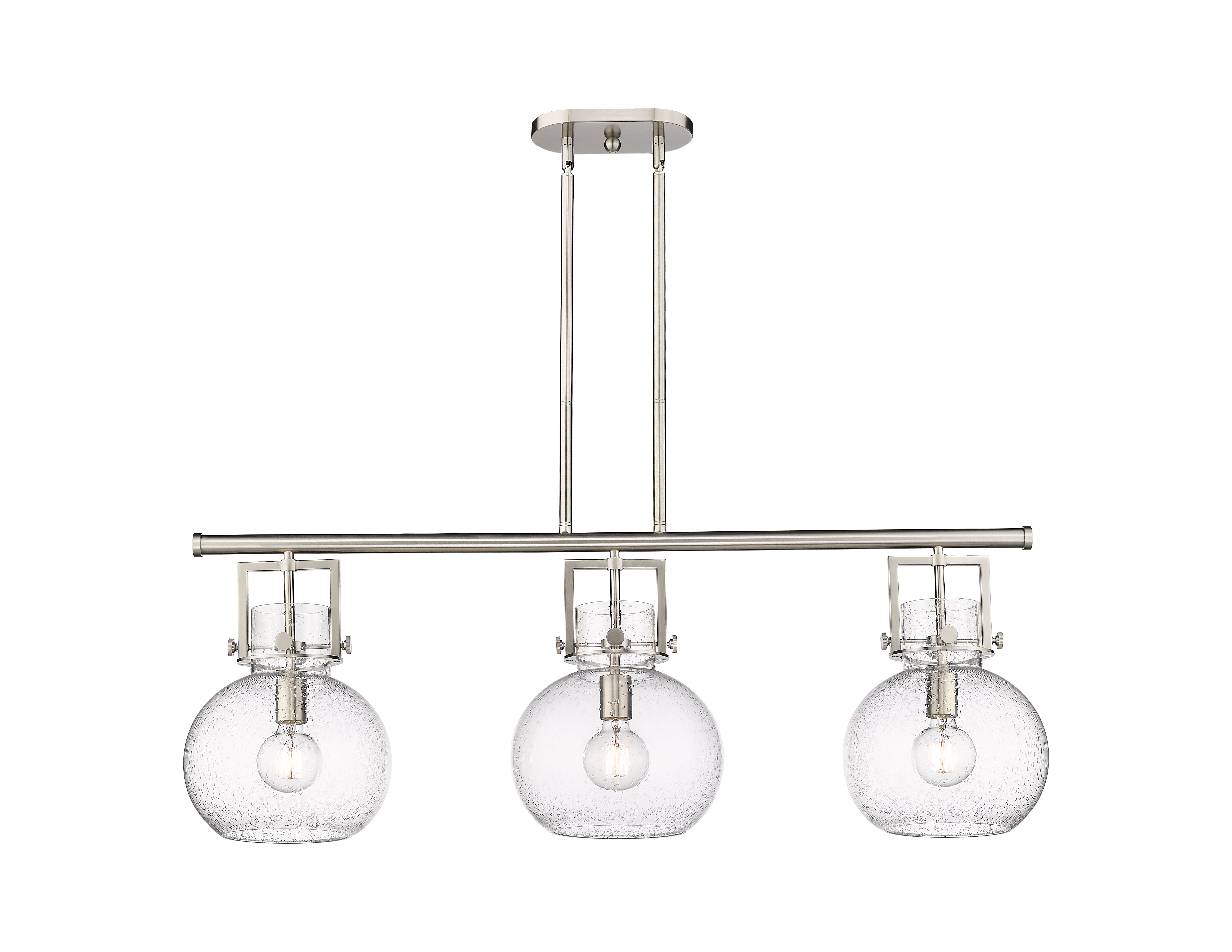 Downtown Urban Island Light Cast Brass
