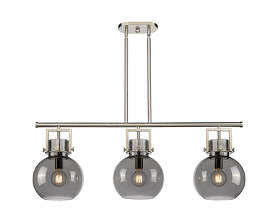 Downtown Urban Island Light Cast Brass