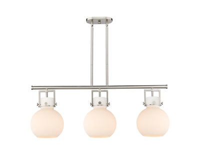Downtown Urban Island Light Cast Brass