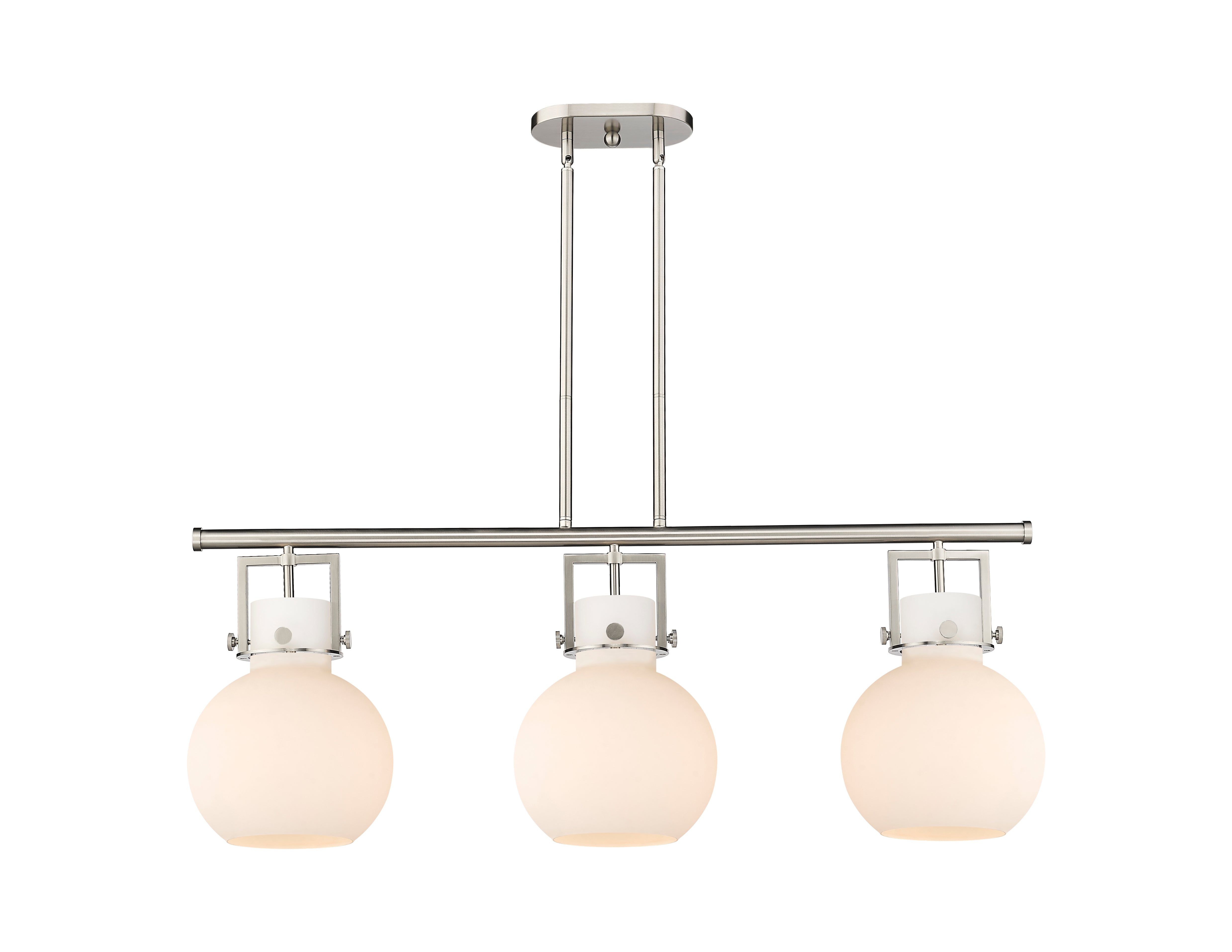 Downtown Urban Island Light Cast Brass