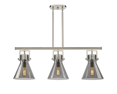 Downtown Urban Island Light Cast Brass Steel