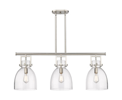 Downtown Urban Island Light Cast Brass