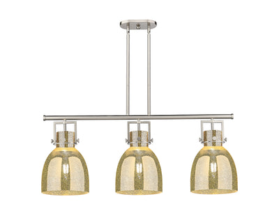Downtown Urban Island Light Cast Brass