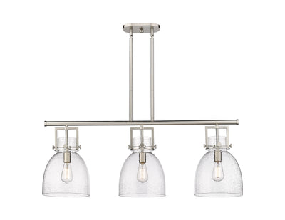 Downtown Urban Island Light Cast Brass